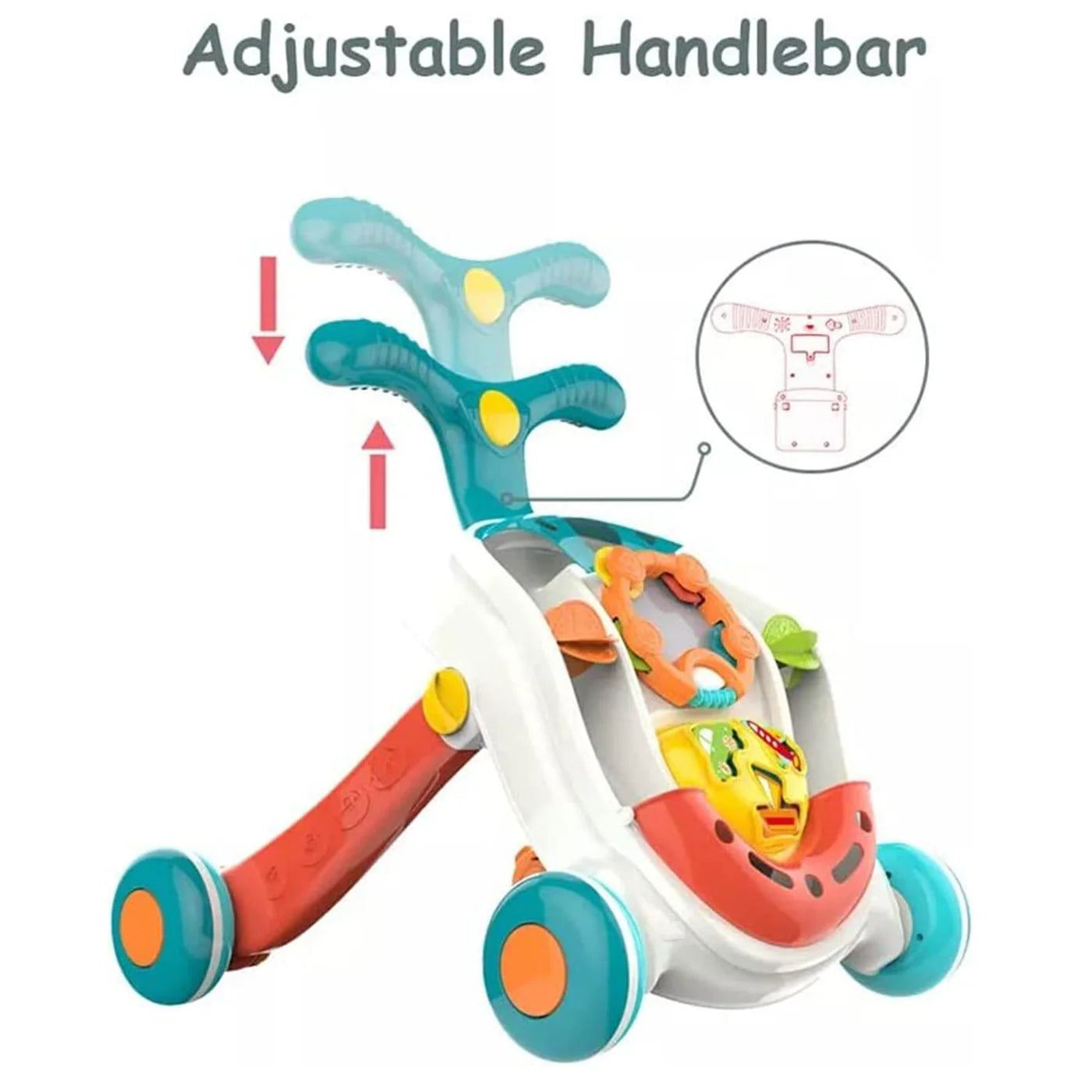 2 in 1 Baby Push Activity Walker