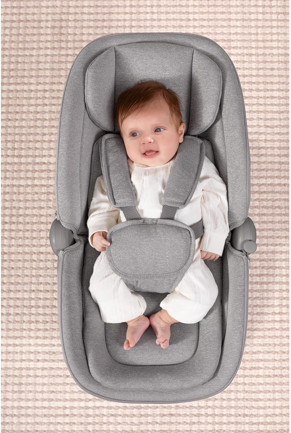 Mastela Deluxe Multi-Motion Baby Cradle- Dark Grey