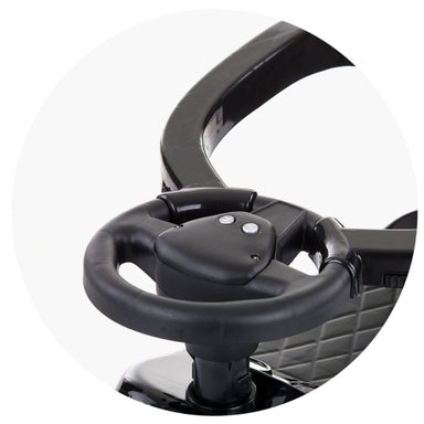 Ride-on Push Car with Turbo guide rod White