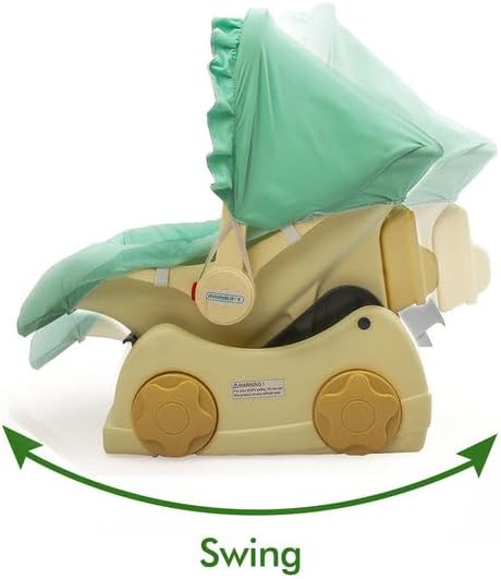Baby Carry Cot Swing with Storage Box MAMALOVE (MP01D) (Green)