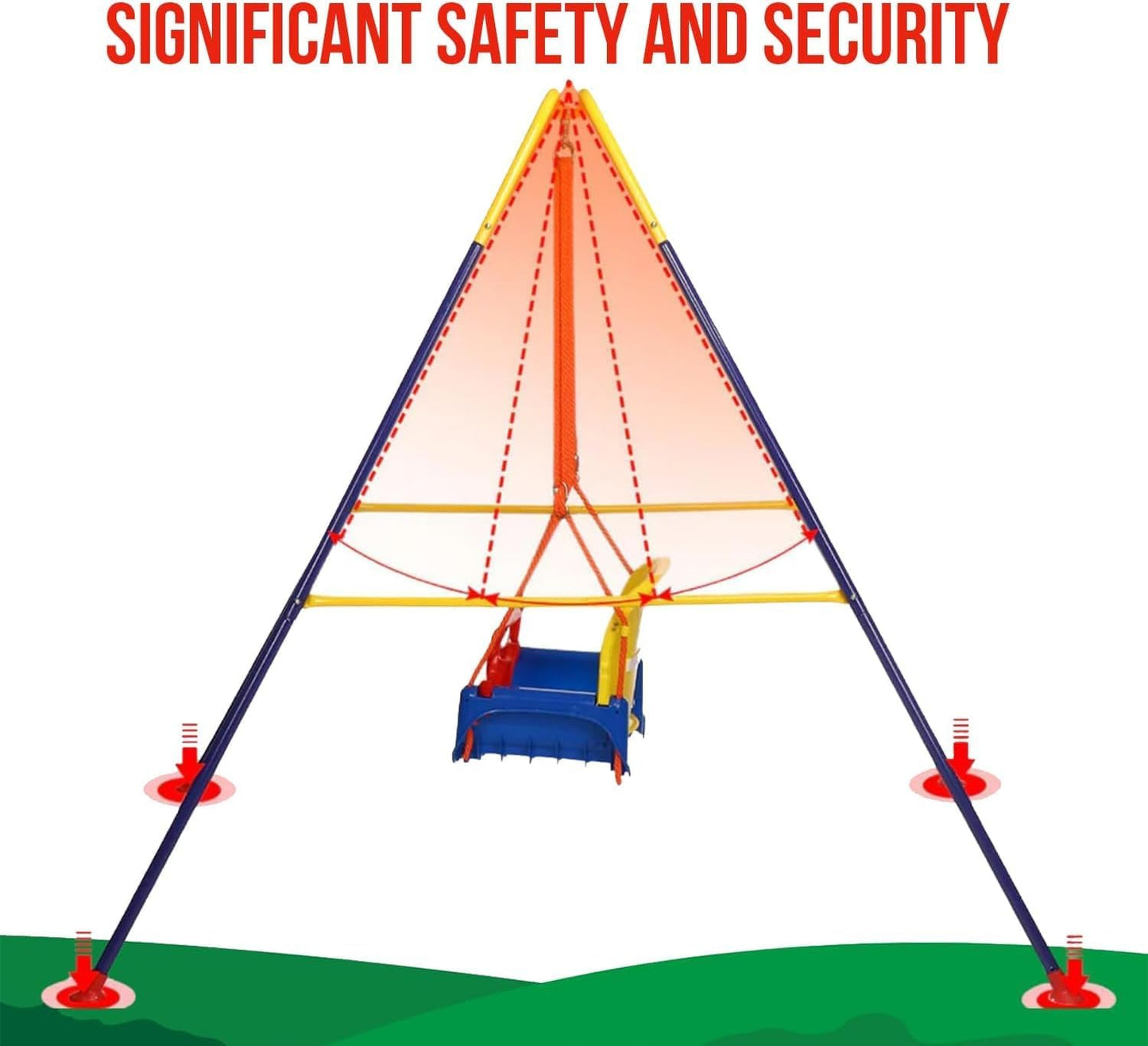 Baby Swing Set, Heavy Duty Kids Swing Seat