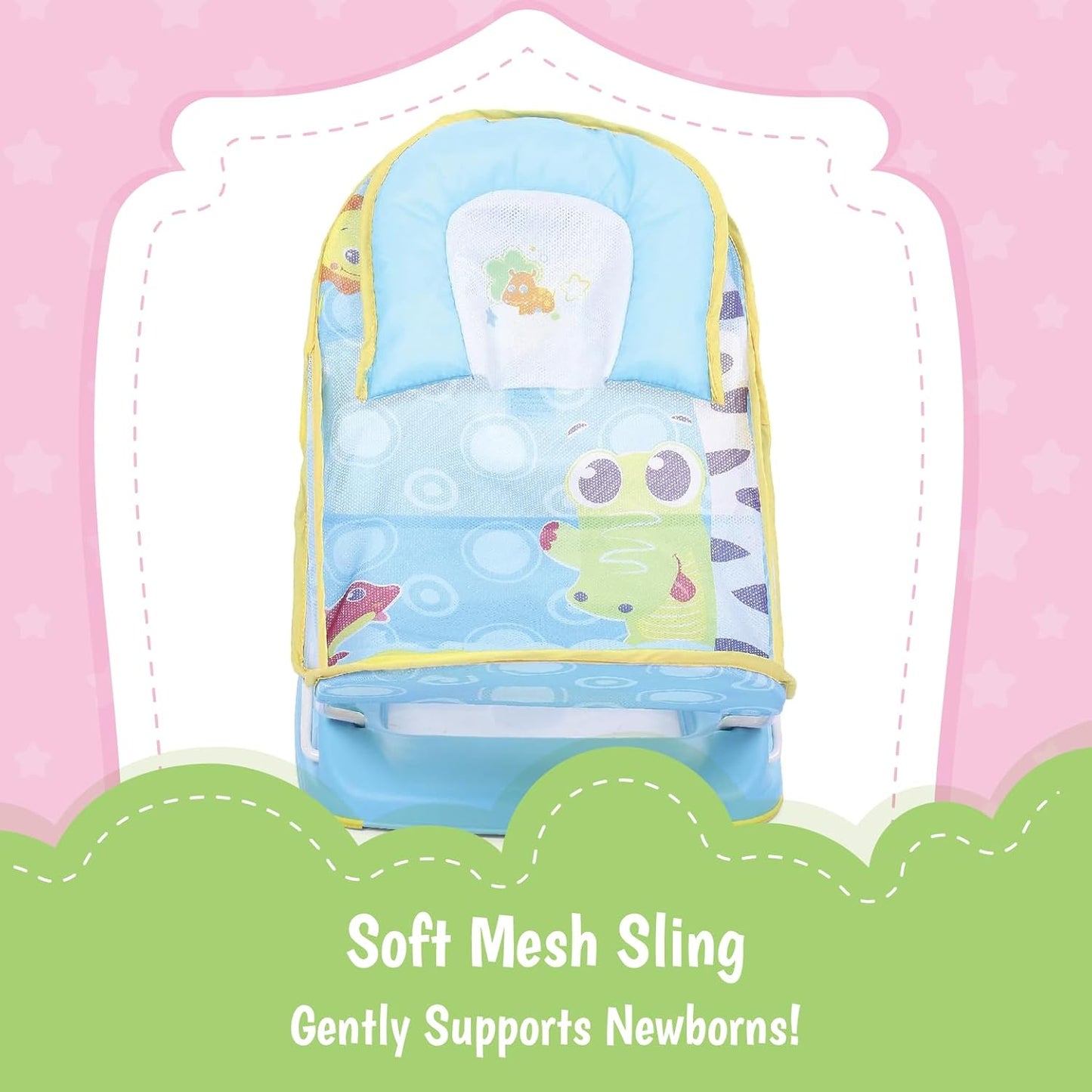Mastela Soft and Adjustable Baby Bath Chair with Non-Slip Base