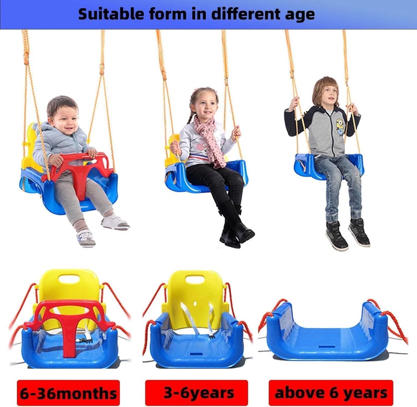 Baby Swing Set, Heavy Duty Kids Swing Seat