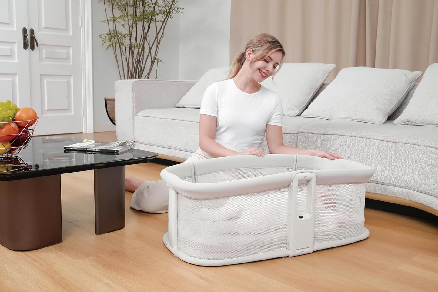 Mastela Bassinet Dream Starlight Bedside Crib