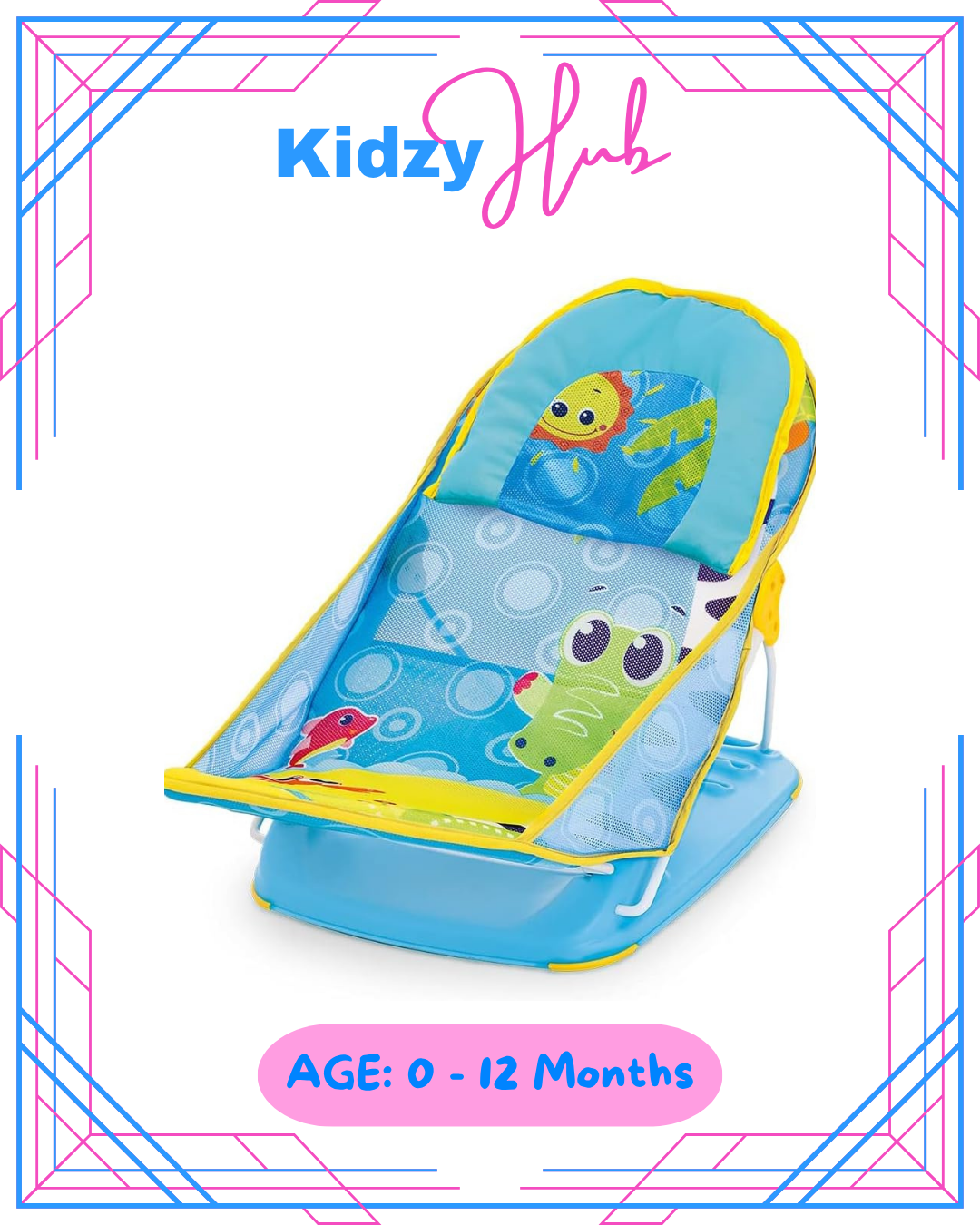 Mastela Soft and Adjustable Baby Bath Chair with Non-Slip Base