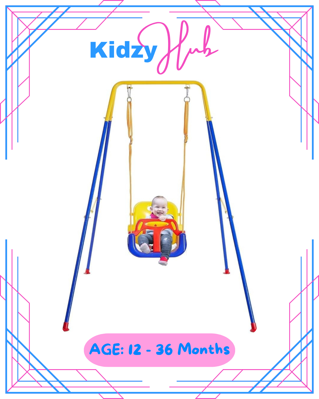Baby Swing Set, Heavy Duty Kids Swing Seat
