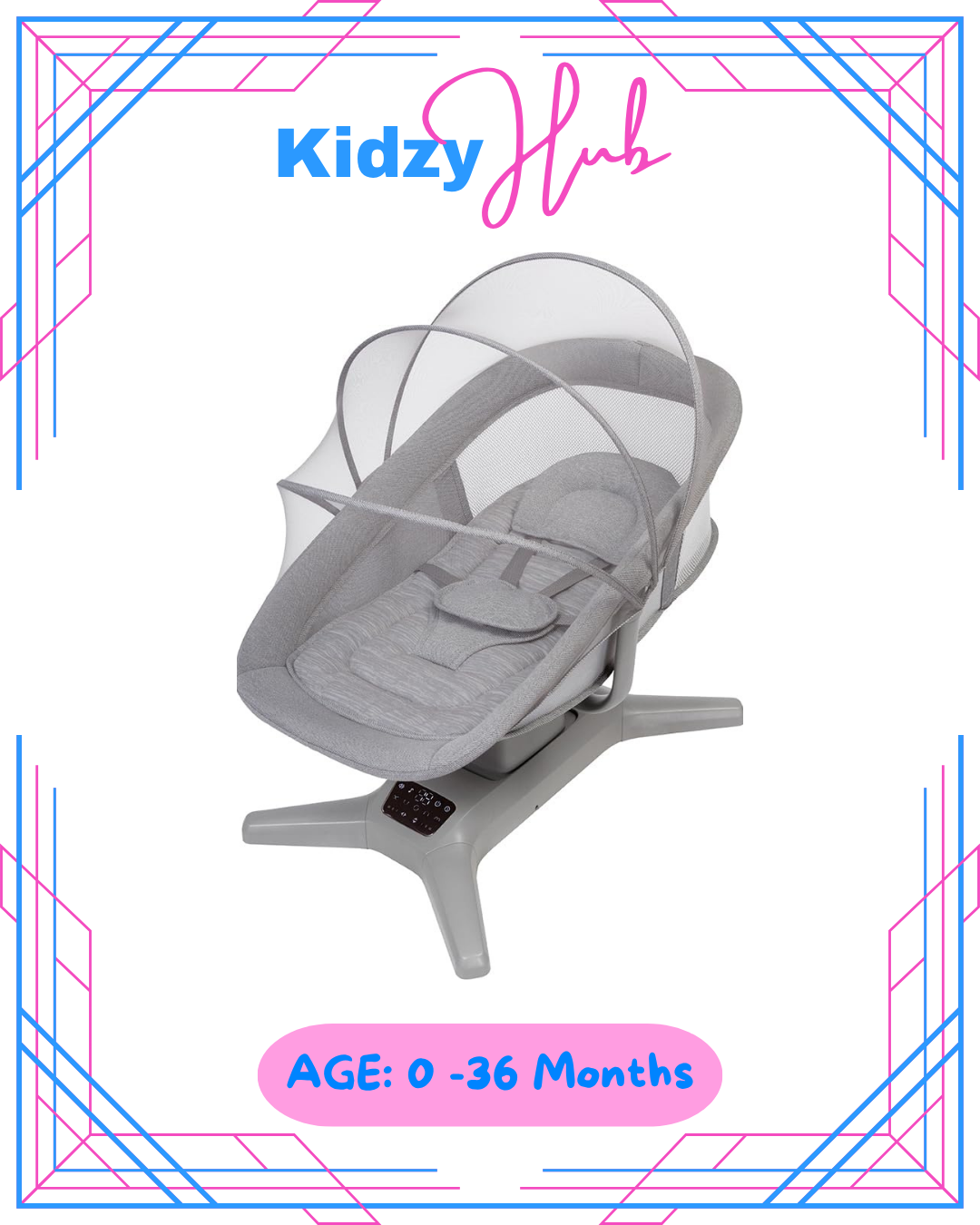 Mastela Swing X Multi-Motion Baby Cradle