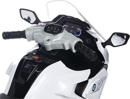 Power Riding 1200GS Style Sports Motor Bike Ride On Electric Bike for Kids - White