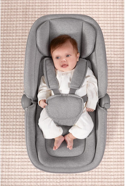 Mastela Deluxe Multi-Motion Baby Cradle- Dark Grey