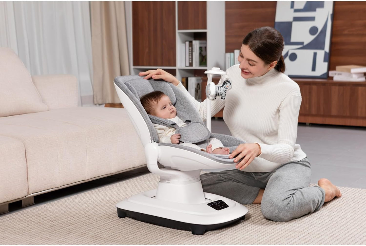 Mastela Deluxe Multi-Motion Baby Cradle