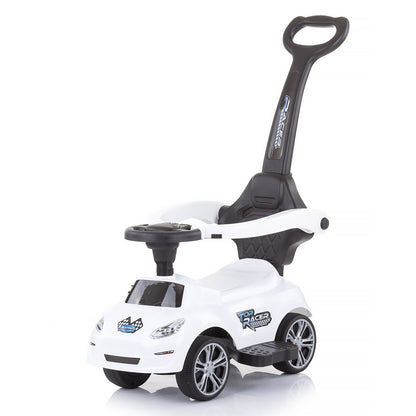 Ride-on Push Car with Turbo guide rod White