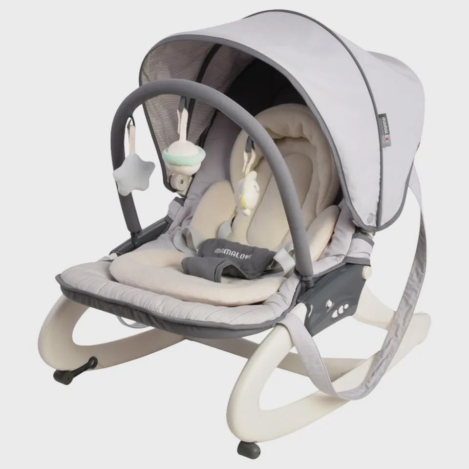 MAMALOVE  Rocking Chair With Comfortable Mattress And Fun Toys