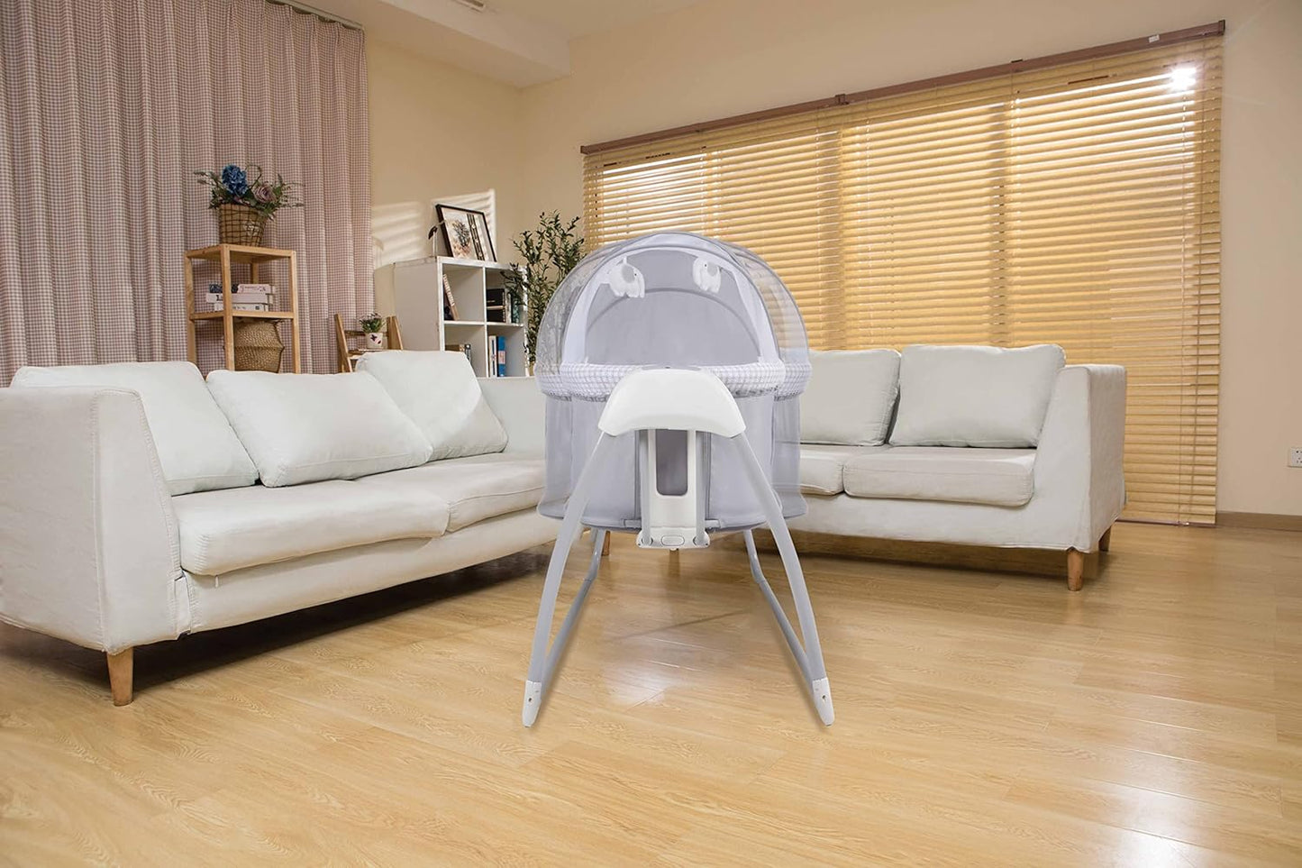 Mastela Deluxe 4 in 1 Bassinet, Cradle Swing & Bedside Sleeper