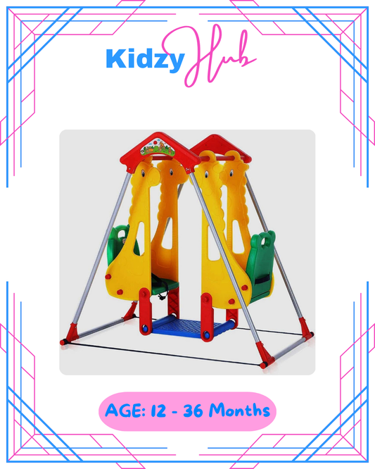 Smart Baby, Double Seater Baby Swing Set with Safety belt
