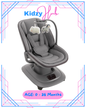 Mastela Deluxe Multi-Motion Baby Cradle- Dark Grey