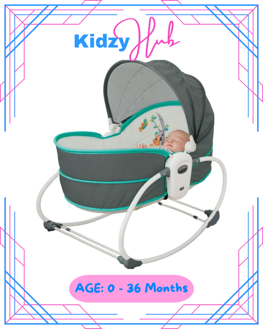 Mastela 5 In 1 Rocker & Bassinet for Infants