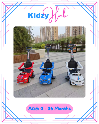 3 IN 1 Baby Ride On Push Car for Toddlers