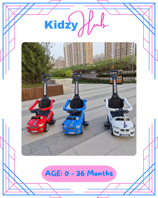 3 IN 1 Baby Ride On Push Car for Toddlers