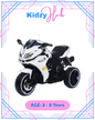 Power Riding 1200GS Style Sports Motor Bike Ride On Electric Bike for Kids - White
