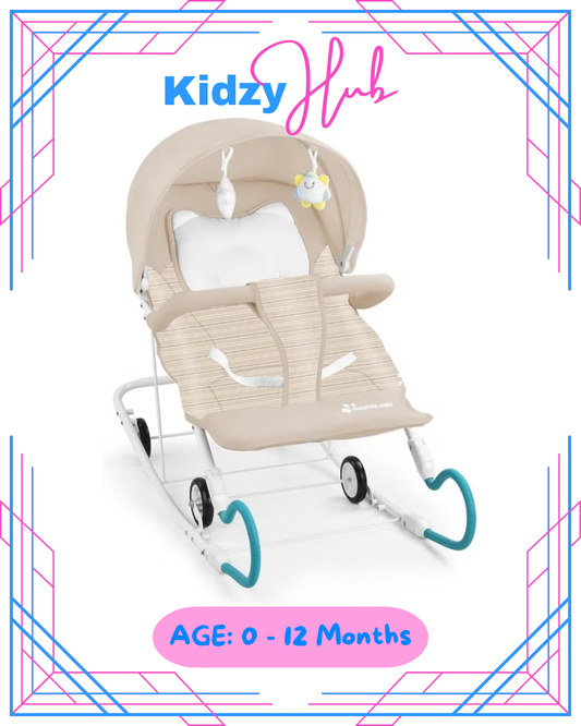 Mamalove Adjustable Rocking & Rolling Chair (with canopy)