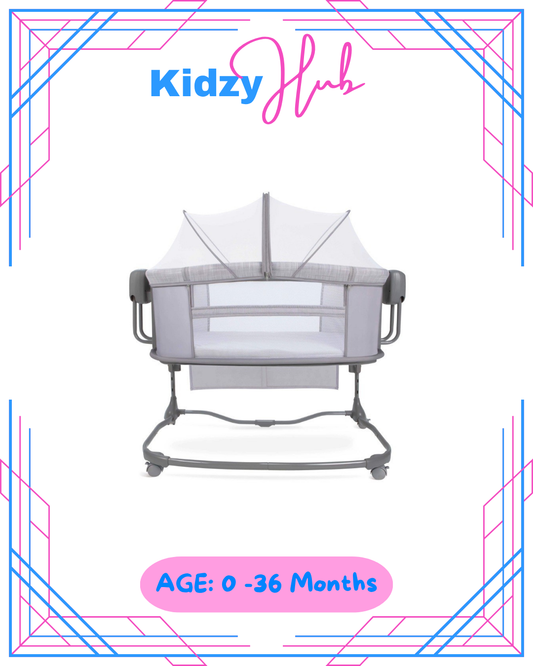 Mastela 3-in-1 Electric Swing Bedside Baby Bassinet