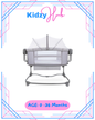 Mastela 3-in-1 Electric Swing Bedside Baby Bassinet
