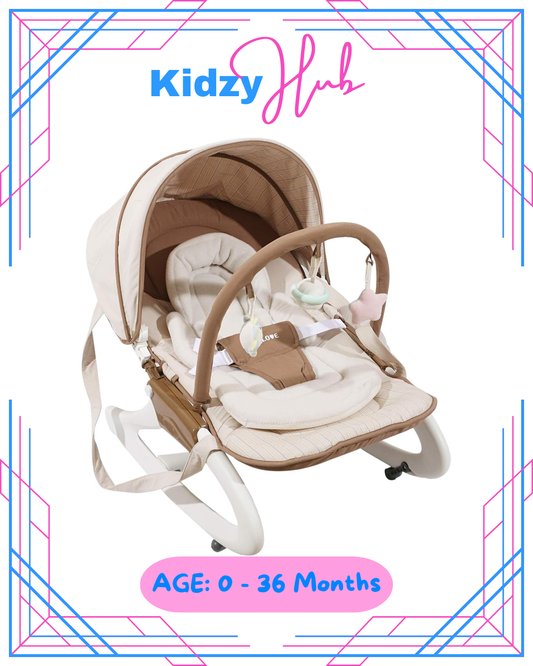 MAMALOVE  Rocking Chair With Comfortable Mattress And Fun Toys