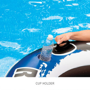 Intex River Run® 1 Inflatable Floating Lake Tube, Blue (58825) - Image 5