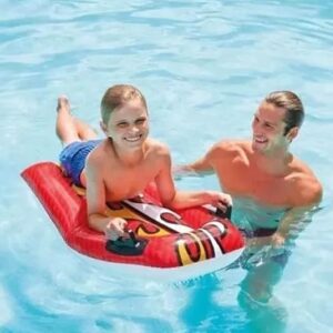 Intex Joy Rider Pool Accessory for Kids 6 Years+, Inflatable Ride-On with Handles, Vinyl 112x62cm - Assorted Colors - 58165 - Image 4