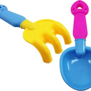 Beach Toy 6 Piece Train Set Includes Train Bucket Shovel Rake and Sand Molds 26x14x20cm Perfect for Ages 3+ Fun Outdoor Play Set - Image 4