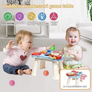 2 in 1 Baby Activity Walker for Kids | Convertable Push Walker for Baby with Handle, Balls & Roller, Piano, Shapes, Gears & Rattles | Activity Kids Walker 6 to 24 Months (Blue) - Image 7