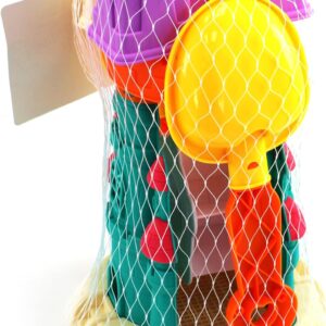 Beach Toys Hourglass Set 5 Piece Colorful Sand Timer Playset for Fun Beach Activities - Image 5
