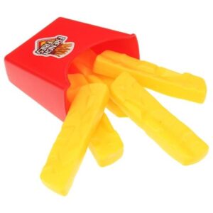 Fast Food Pretend Play Toy Set 9 Pieces Multicolor Includes Fries, Sandwich, Ice Cream, Ketchup, Milk, and Burger Perfect for Ages 3+ - Image 7