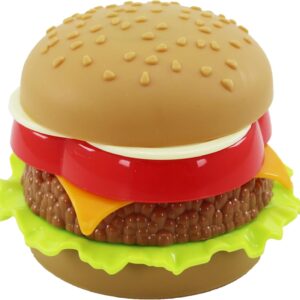 Fast Food Pretend Play Toy Set 9 Pieces Multicolor Includes Fries, Sandwich, Ice Cream, Ketchup, Milk, and Burger Perfect for Ages 3+ - Image 3