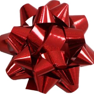 Metallic Flower Bows Multi Color Set 2.5 Inch 6 Pieces per Box Perfect for Gift Wrapping Party Decorations Craft Projects and Celebrations (METALLIC FLOWER BOW MULTI COLOR) - Image 3