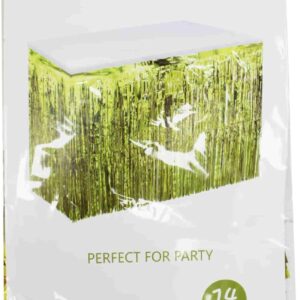 PARTY FUN Metallic Table Skirt 76x4.27m Transform Your Event with Luxurious Glamour - Image 4