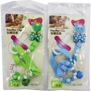 Pacifier Band Clip with Animal Design S 1PCS Card Assorted Colors for Baby Boys and Girls Secure Clip for Pacifiers Teethers and Toys - Image 5