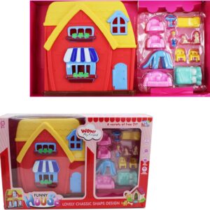 Doll Play House Toy Set for Kids Ages 3+ Interactive Dollhouse & Game Toys Inspire Imagination & Creative Play with Fun Accessories & Detailed Design for Hours of Entertainment - Image 2