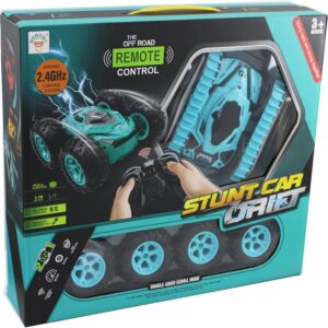 4WD Stunt Car Toy 2 in 1 with Remote Control Two Tire Convertible RC Vehicle for Kids, Ages 3+ High Speed Flips, Spins, and Off-Road Action - Image 5