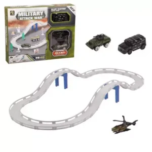 Military Attack War Track Vehicle Toy Playset 28PCS SET for Complete Military Vehicle Set with Tanks Soldiers and Accessories Perfect for Imaginative Play Role-Playing Adventures and Creative Storytelling - Image 3