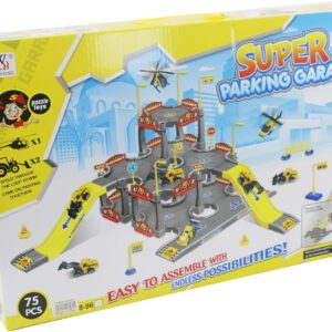 Super Parking Garage Toy Set for Kids | Multi-Level Playset with Cars and Accessories | Safe, Non-Toxic Educational Toy for Ages 3+ - Image 5