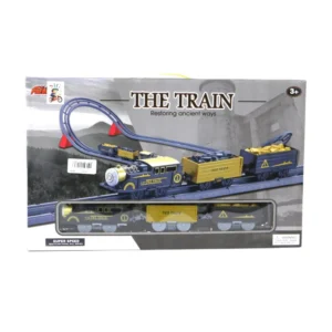 Train Restoring Ancient Ways Unisex Toy Set for Kids Ages 3+ Classic Train Set with Vintage Design Track Included Encourages Imaginative Play Perfect for Boys and Girls