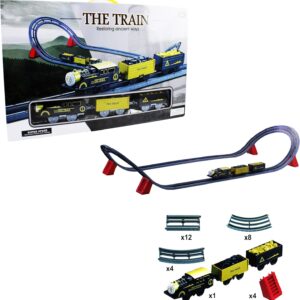 Train Restoring Ancient Ways Unisex Toy Set for Kids Ages 3+ Classic Train Set with Vintage Design Track Included Encourages Imaginative Play Perfect for Boys and Girls - Image 7